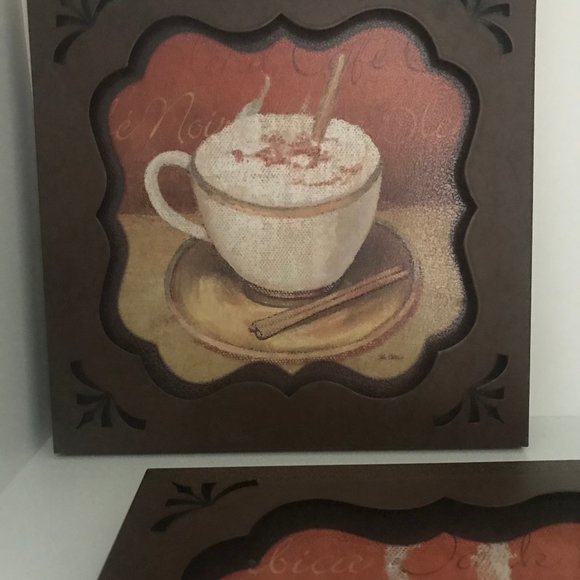 Coffee Bar Metal Prints Detail Cutouts - Picture 2 of 10